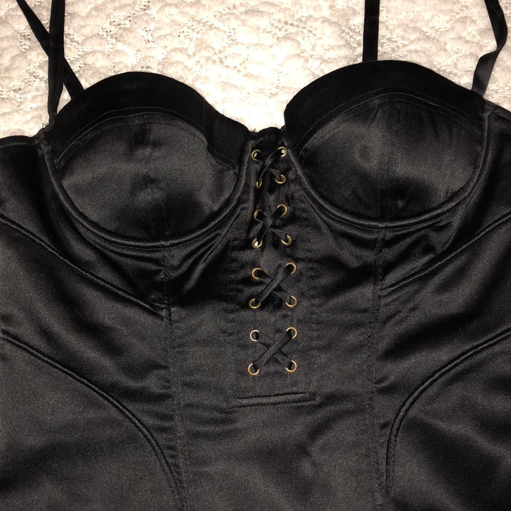 Marciano❣️❣️ corset top black Silk